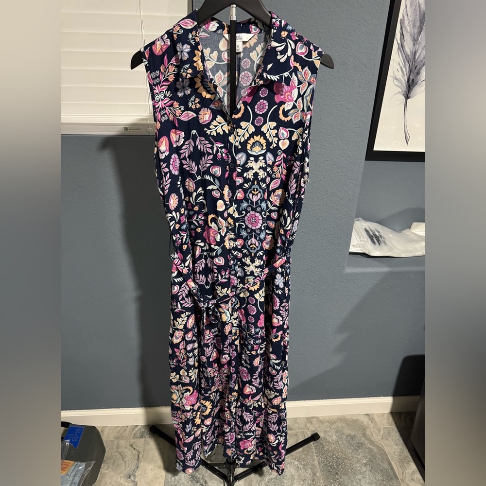 Croft & Barrow Multicolor Floral Dress